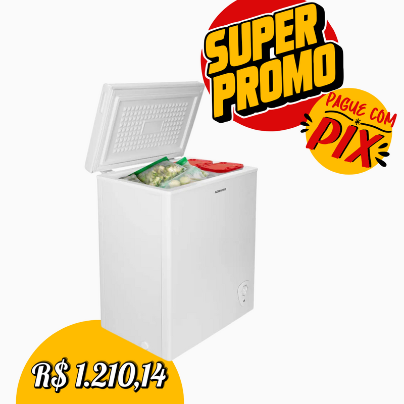 Freezer Compacto Branco FC90 60 - Agratto