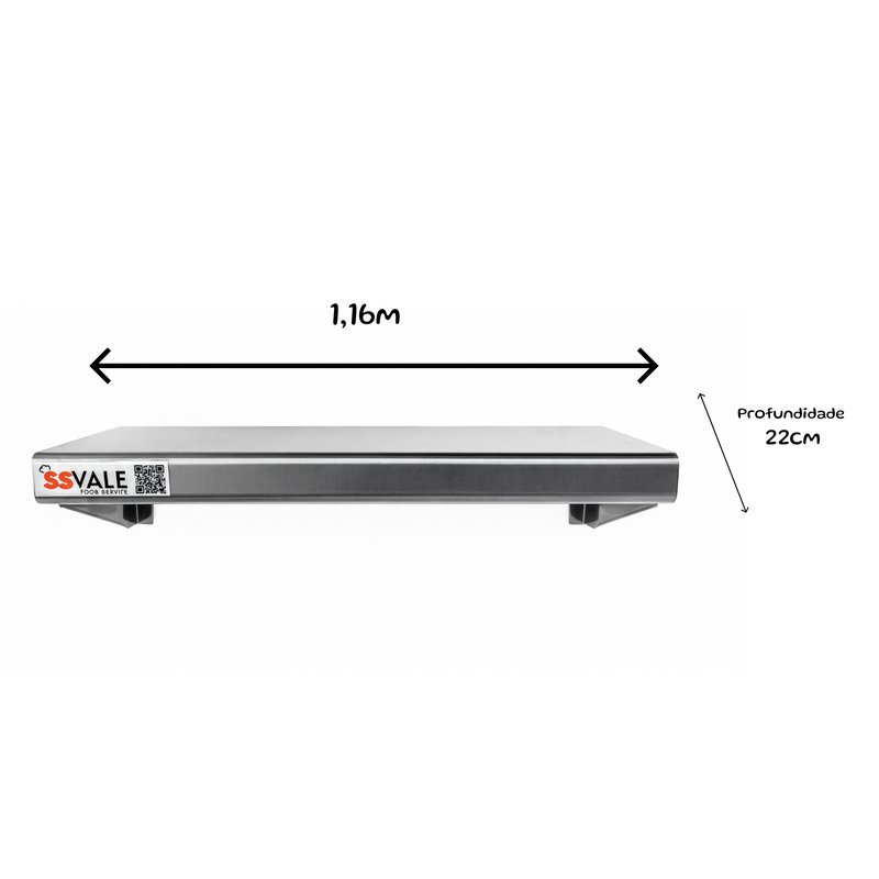Prateleira Suspensa Inox 430 - Arauca