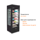 Expositor Refrigerado Vitrine 6 Níveis 220V - Frilux