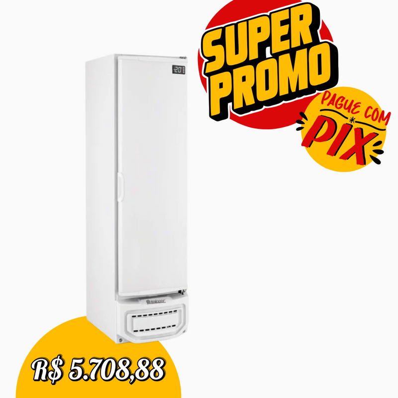 Freezer Vertical Conservador 315 Litros Branco Porta cega - Gelopar