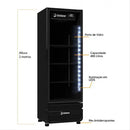 Expositor para Cerveja de Porta de Vidro CCV315 485L - IMBERA