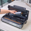 Embalagem A Vácuo Gofrada Preta 28cm X 5m Selovac