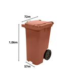 Contêiner Plástico 240L com Rodas - JSN