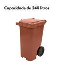 Contêiner Plástico 240L com Rodas - JSN