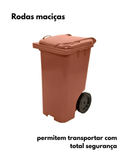 Contêiner Plástico 240L com Rodas - JSN