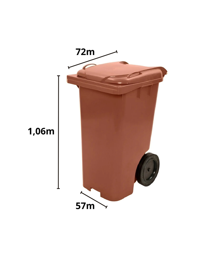 Contêiner Plástico 240L com Rodas - JSN