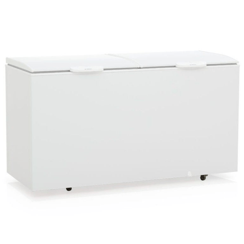 Freezer Horizontal 2 Tampas Cegas 532L 220V Branco Gelopar - Temperatura -16°C a -20°C