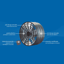 Exaustor Axial Ventisol 30cm para Ambientes Comerciais