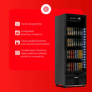 Visa Cooler Cervejeira Porta de Vidro CCV355 569L - IMBERA