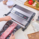 Embalagem A Vácuo Gofrada Preta 28cm X 5m Selovac