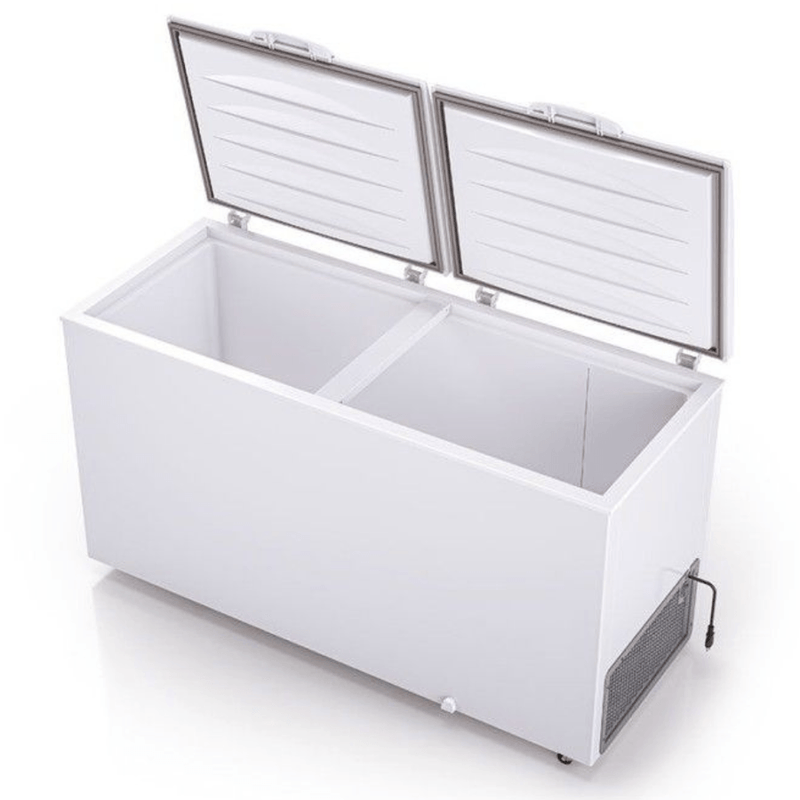 Freezer Horizontal 2 Tampas Cegas 532L 220V Branco Gelopar - Temperatura -16°C a -20°C