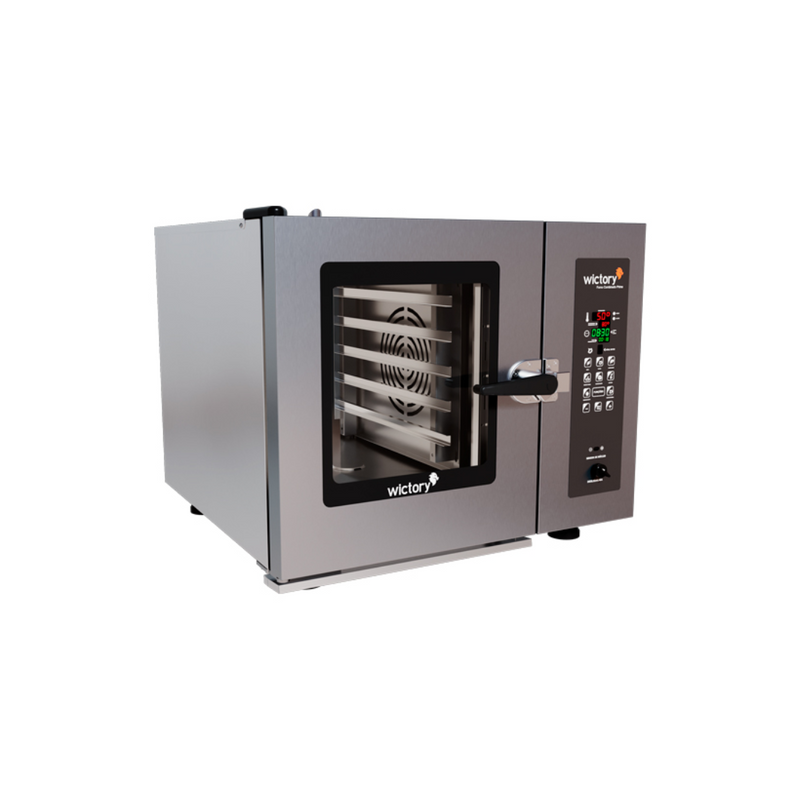 Forno Combinado Prime Com Cavalete Trifásico 220V 5 GNs - Wictory