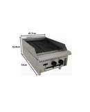 Chapa Grill Char Broiler Prime GLP 45cm Pcg045g - Venâncio