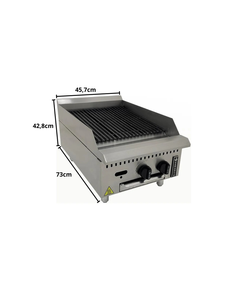 Chapa Grill Char Broiler Prime GLP 45cm Pcg045g - Venâncio