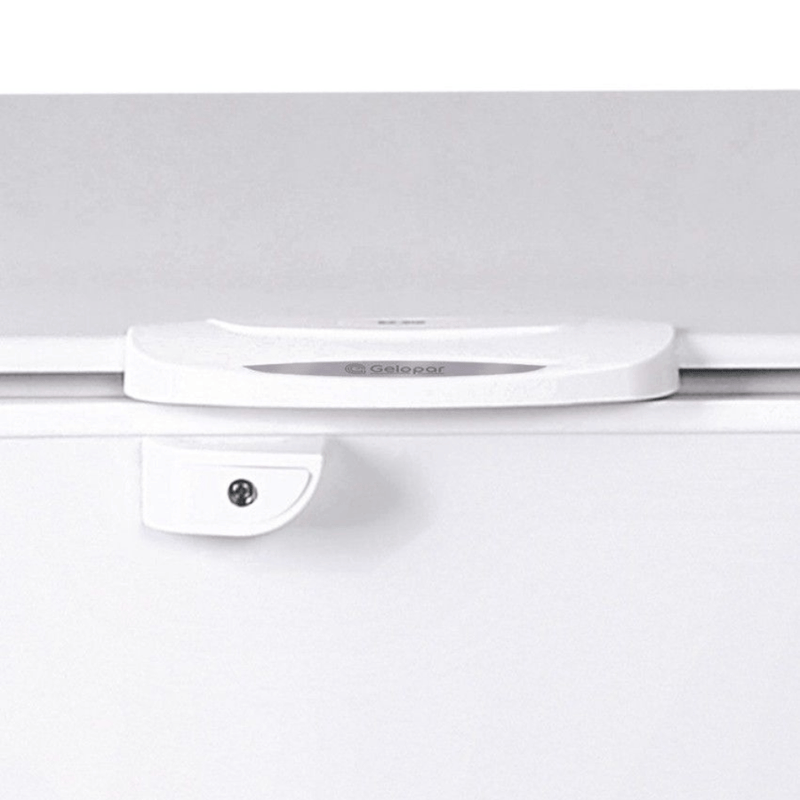 Freezer Horizontal 2 Tampas Cegas 532L 220V Branco Gelopar - Temperatura -16°C a -20°C