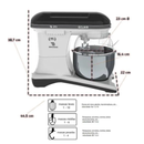 Batedeira Planetária Eclair 5L 1500W Braesi Bivolt - Confeitaria