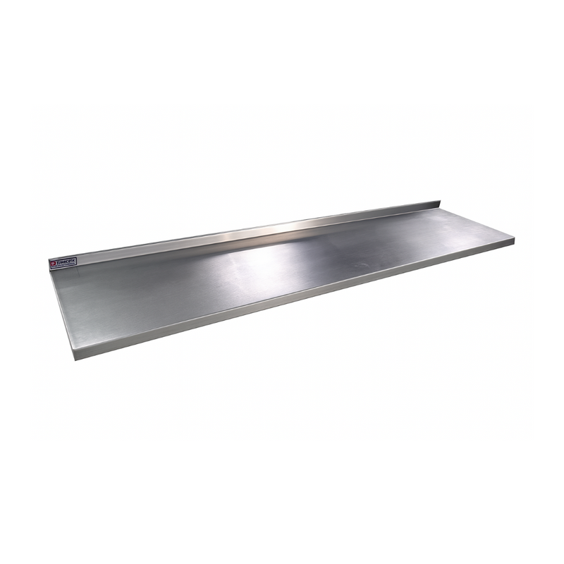 Prateleira Lisa Inox 430 Suspensa Mão Francesa - Promaq