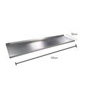 Prateleira Lisa Inox 430 Suspensa Mão Francesa - Promaq