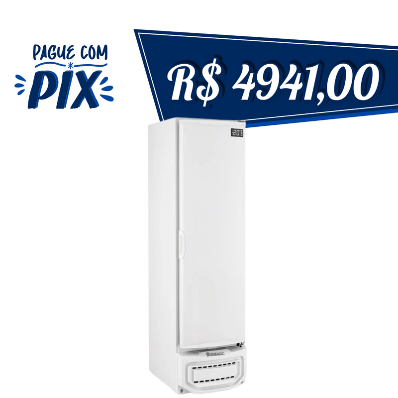 Freezer Vertical Conservador 315 Litros Branco Porta cega - Gelopar