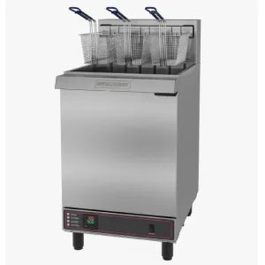 Fritador elétrico 44 Litros Água e Óleo Premium 3 Cubas - Metalcubas