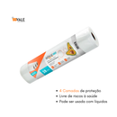 Embalagem A Vácuo Gofrada Transparente 28cm X 5m Selovac