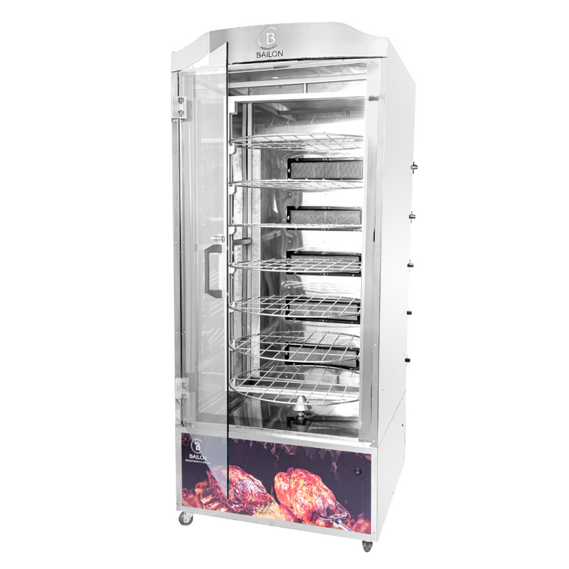 Assador de Carne e Frango Grill 360° 120kg Giratório Bailon