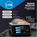 Balança Toledo Prix Splash BC201W 32kg Á Prova D'água Preto