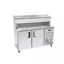 Balcão Serviço Refrigerado 150m Condimentador Prime Externo Inox Venâncio
