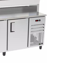 Balcão Serviço Refrigerado 200m Condimentador Prime Externo Inox Venâncio