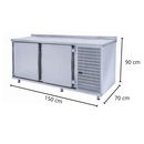 Balcão de Serviço 1500mm 220V Refrigerado Chimafrio