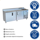 Balcão de Encosto Refrigerado 2m 220V com Cuba Venâncio Profissional