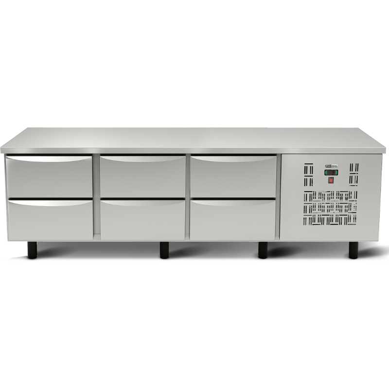 Balcão Refrigerado 2M com 6 Gavetas 220V Marchesoni