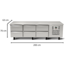 Balcão Refrigerado 2M com 6 Gavetas 220V Marchesoni