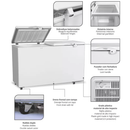 Freezer Horizontal Fricon Porta De Vidro 311L Fricon