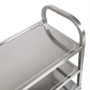 Carro Transporte 3 Bandejas Inox - Multinox