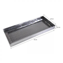 Escorredor Inox De Pastel 70x30 Promaq