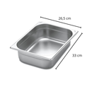 Cubas 1/2 100mm Lisa Modelo Europeu - Vaccarin