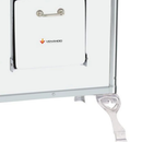 Fogão a Lenha Nº01 Tradicional Branco Saída Direita com Porta Simples Sem Tampa Venâncio