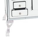 Fogão a Lenha Nº01 Tradicional Branco Saída Direita com Porta Simples Sem Tampa Venâncio