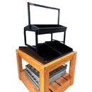 Expositor para Frutas e Legumes de Madeira – Display Hortifrúti para Comércio