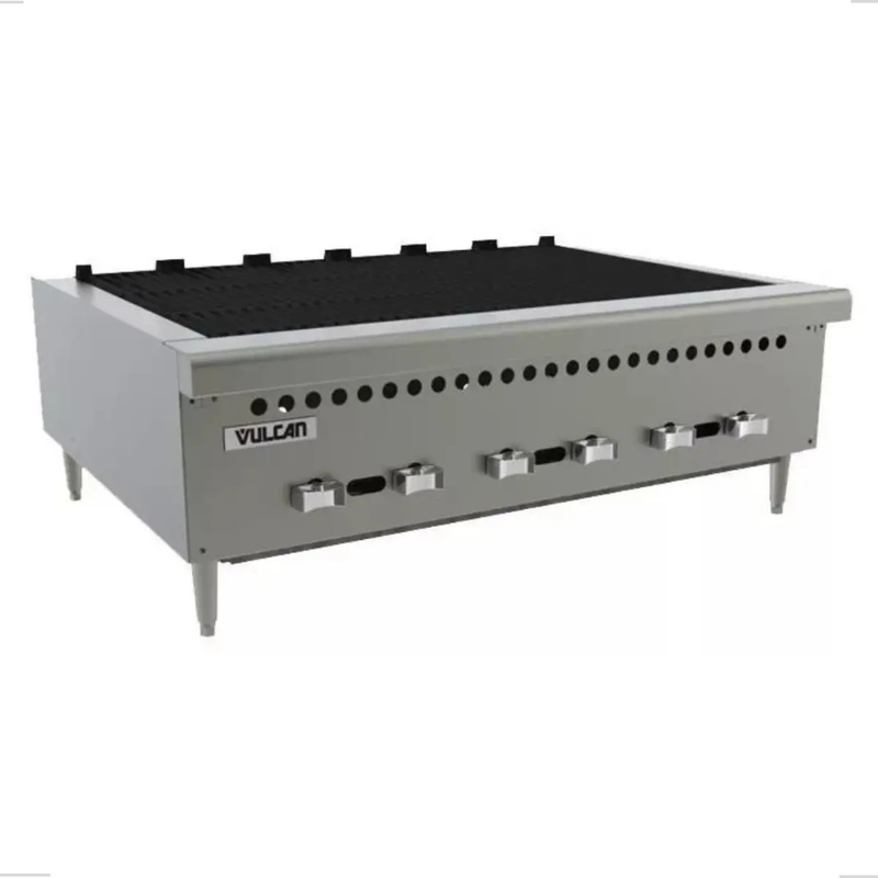 Chapa Char Broiler à Gás com 6 Queimadores Vulcan
