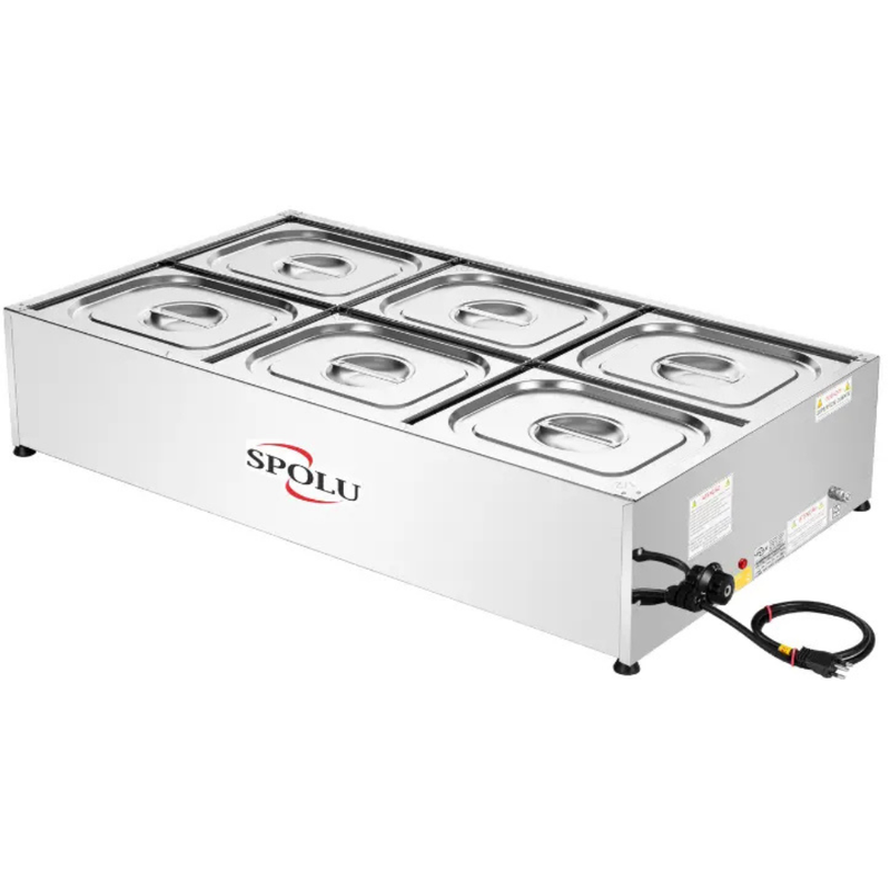 Buffet Térmico de Bancada 8 Cubas 220V Spolu