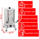 Cafeteira Tradicional 4 Litros 220V Marchesoni