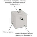 Caixa de Gordura Inox para Cozinha Industrial Fritomaq