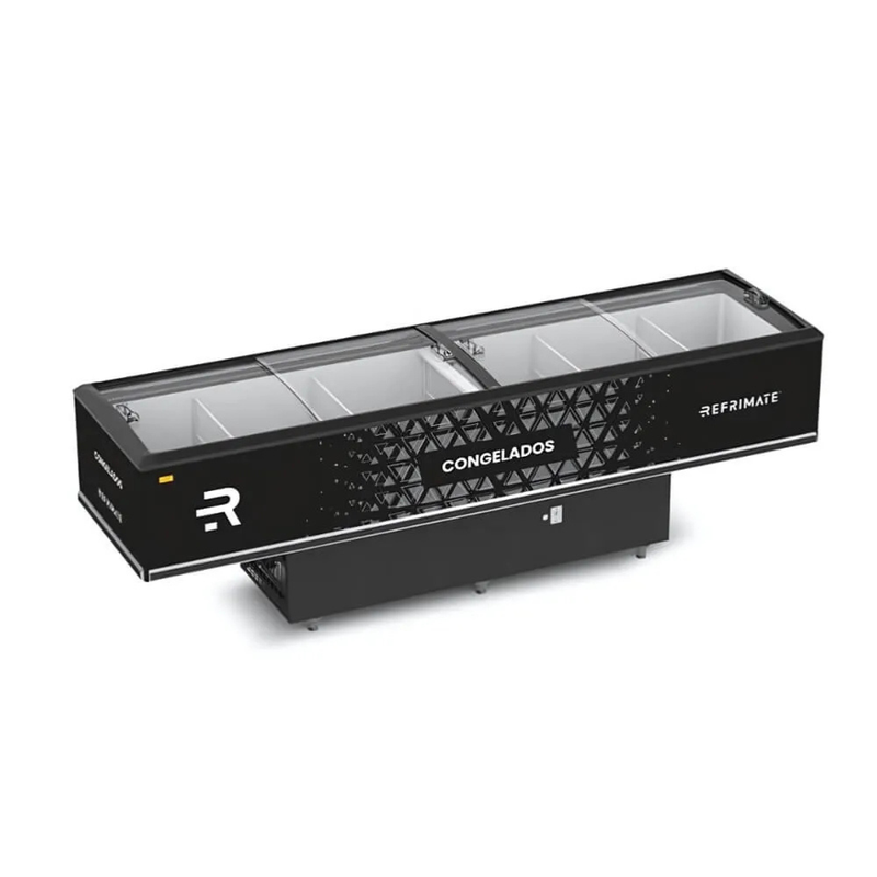 Expositor congelado 3m Ilha Vanguard Refrimate