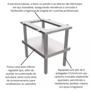Cavalete Industrial sem Tampo Venâncio