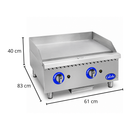 Chapa Inox Gás Natural 60cm GG24G-N Globe