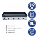 Chapa Elétrica Inox Degust Mod 1000 220V
