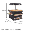 Expositor Aquecido Self Service Linha Suprema - Frilux