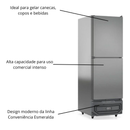 Conservador Vertical Gela Canecas Conveniência Esmeralda 578l Ar Forçado - Gelopar
